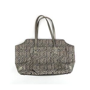 Coach Gunmetal Taylor Snake Print Alexis Carryall Shoulder Bag F26034